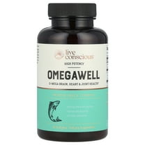 Live Conscious OmegaWell Fish Oil | 60 Softgels