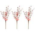 thumbnail image 2 of Valentine's Day Gifts,Valentines Day Decorations,3 Pack Artificial Valentines Day Decorations Pink Heart Picks with Red Pink Berries for Valentine's Day Wedding Anniversary Party Decor(#008), 2 of 8