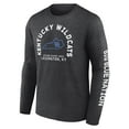 thumbnail image 2 of Men's Fanatics Charcoal Kentucky Wildcats Fundamentals Cotton Winning Team Long Sleeve T-Shirt, 2 of 3