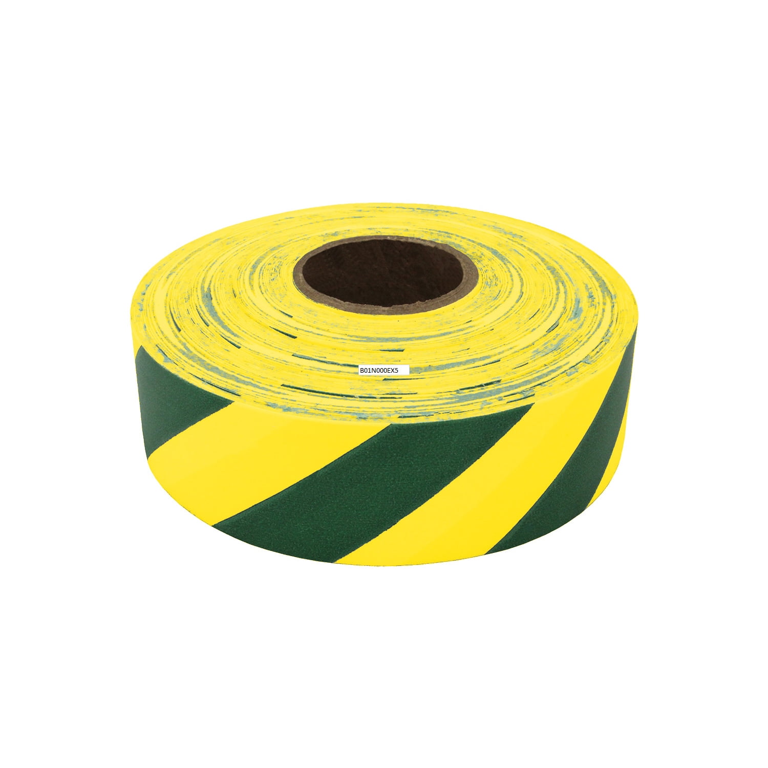 Red Yellow Safety Stripe 12 Rolls Flagging Tape 1 3/16 in x 300 ft 