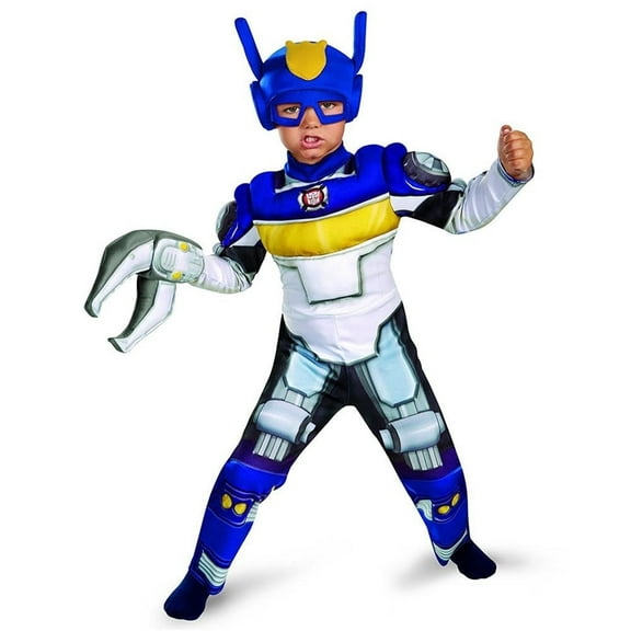 Disguise Transformers Chase Rescue Bots Costume for Kids with Soft Character Headpiece, Medium