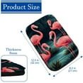 thumbnail image 4 of Flamingo Car Armrest Cover 12.5x8.2 Inch Soft Comfortable Furry Printed Accessory - Armrest Accessories, 4 of 6