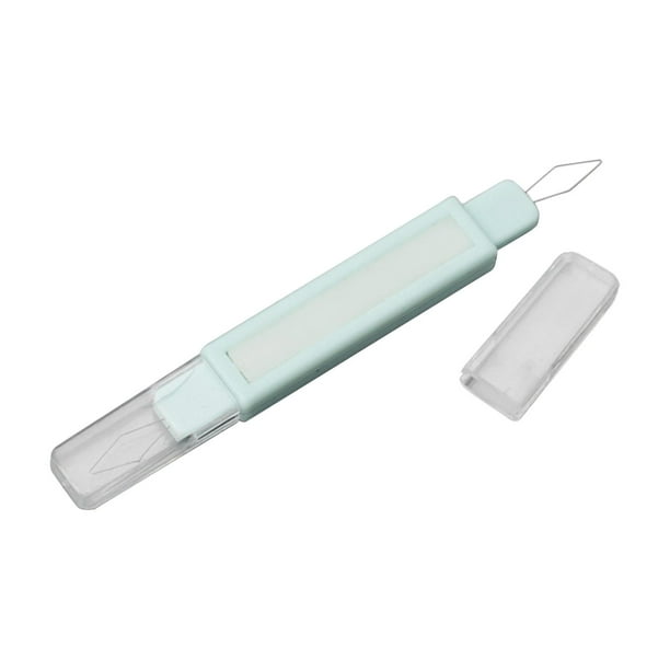Enhebrador de aguja doble Sunnimix Enhebrador de agujas Azul