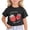 Black, variant on HUITKMM Girls Cute Strawberry Print Short Sleeve T-Shirt, Casual Summer Tops 3-13Y