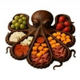 thumbnail image 4 of Octopus Charcuterie Platter,Kraken Design Wood Cheese & Meat Serving Platter,Beach & Nautical Lovers for Housewarming & Entertaining Octopus Charcuterie Board, 4 of 7