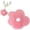 Pink, variant on Z52LingLing Decoration Acrylic Desktop Bud Flower Vase Sleek Transparent Floral Container Orange