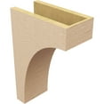 thumbnail image 5 of 6"W x 12"D x 18"H Classic Stockport Rough Cedar Woodgrain TimberThane Corbel, Primed Tan, 5 of 6