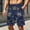 Multicolor C, variant on Men's Cotton Printed Fashion Casual Shorts, Elastic Drawstring Waist with Geometric Pattern, Everyday Wear Shorts for Men Beach Vacation Gym & Workout Shorts Multicolor 4XL