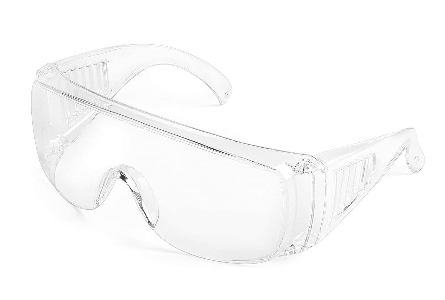 Safety Goggle Over Glasses Lab Work Eye Protective Eyewear Clean Lens Anti Dusts 