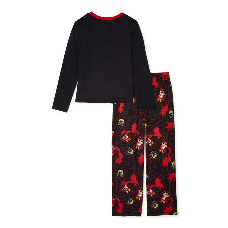 Ryan s World Boys Long Sleeve Top and Pants 2 Piece Pajama Set Sizes 4 8 Walmart