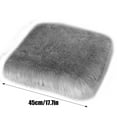 thumbnail image 3 of Soft Car Seat Cover 18x18 Inches Fluffy Wool Sheepskin Seat Protector Universal Fit for Auto SUV Trucks Car Interior Accessories Home Office Use, 3 of 6