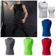 thumbnail image 3 of Camisetas Deportivas Para Hombre Slim Fit Compresión Atlética Fitness Secado Rápido Tank Tops Color Sólidopangjing, 3 of 4
