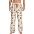 thumbnail image 2 of Goofa Cute Squirrel Fall Printed Soft Pajama Pants for Men, Wide Leg Comfy Casual Lounge Yoga Pants-XX-Large, 2 of 9