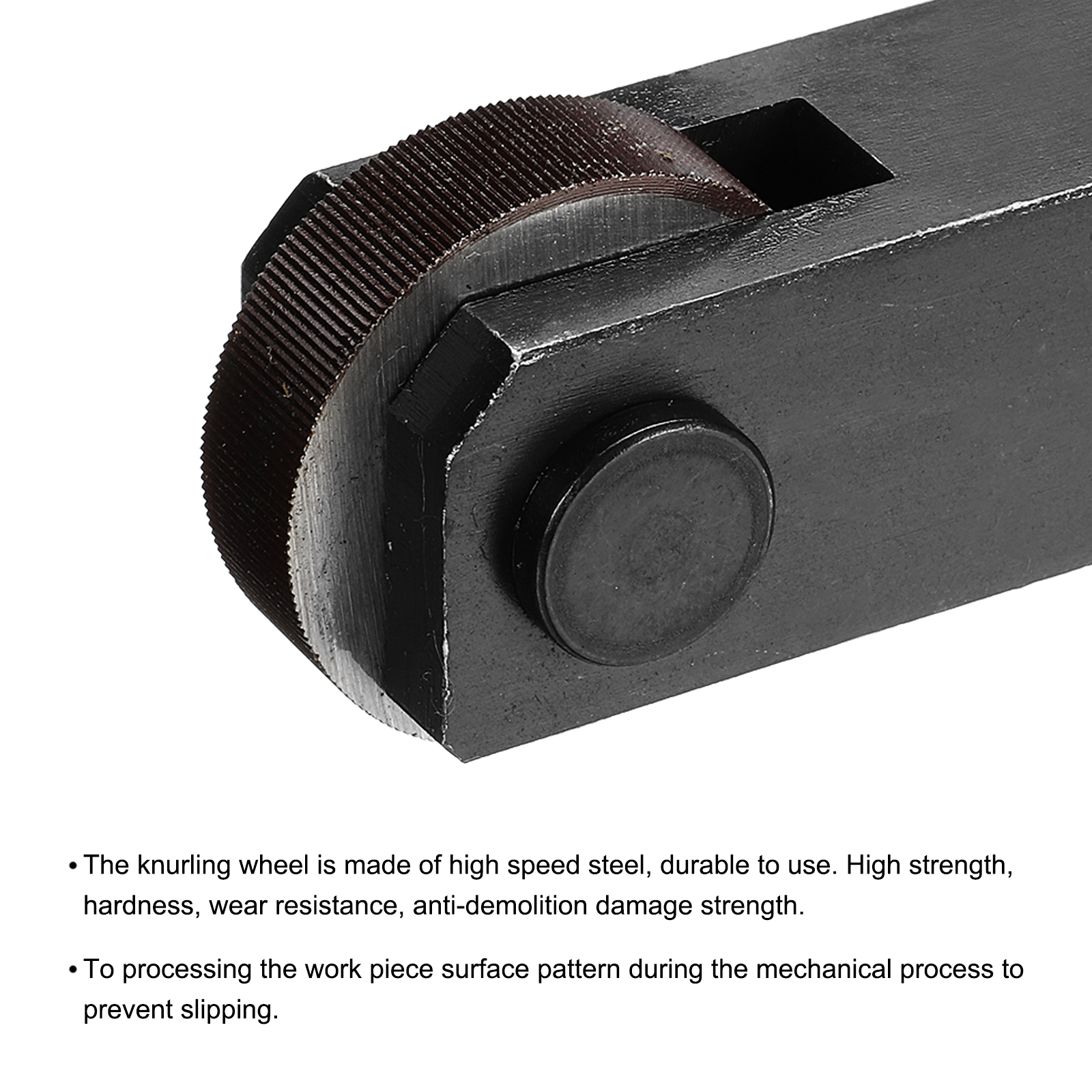 For Lathe Steel Dual Wheel Set With Diagonal Linear Knurl Wheel 1Mm ...