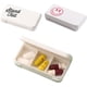 thumbnail image 1 of 3 cajas Pastilleros pequeños, Pastilleros diarios, Caja de medicamentos de bolsillo, Caja de almacenamiento de pastillas transportable, Dispensador de medicamentos con 3 compartimentos, para viajes y al aire libre oso de fresa Electrónica, 1 of 5