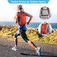thumbnail image 3 of Brightify 18L Hydration Backpack with 3L Water Bladder, Insulated Water Backpack, Lightweight Camel Pack Water Backpack for Hiking, Biking, Running, Climbing, Hydration Pack for Men Women, Orange, 3 of 7