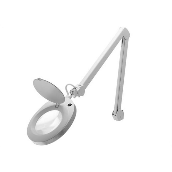 AVEN 26501-SIV Lighted Magnifier, Clamp Mount, Ivory