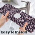 thumbnail image 6 of Sikiie Flower Splash Guard for Sink Faucet-1 PC Super Absorbent Fast Drying Mat Sink Gadgets-Splash Guard for Kitchen, Sink Mat, 6 of 7