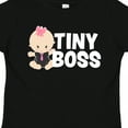 thumbnail image 4 of Inktastic Tiny Boss with Baby in Suit Girls Toddler T-Shirt, 4 of 5