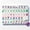 Attractive Purple, variant on 160 PCS American Mahjong Tile Set, 4 Layer 1.2 Inch Mahjong Game Set with , Complete Travel Mahjong Kit for Mahjong Enthusiasts Family Game Night