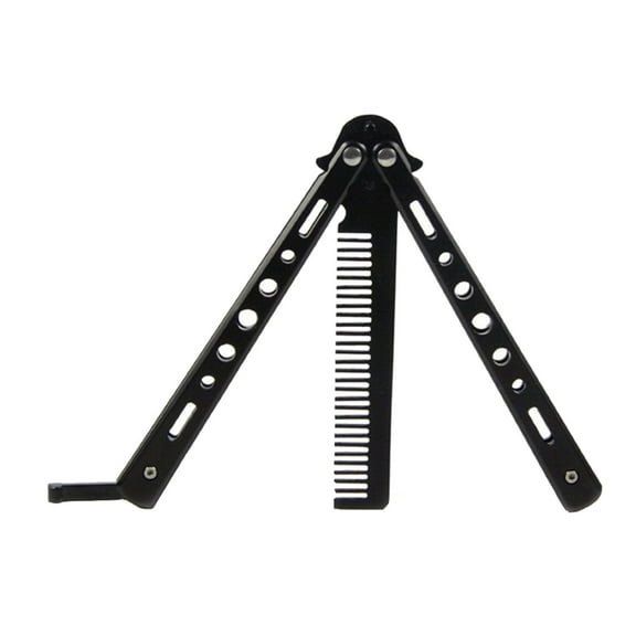 Dengmore Practice Knife Not Bladed Butterfly Comb Practice Tool Practice Throwing Comb