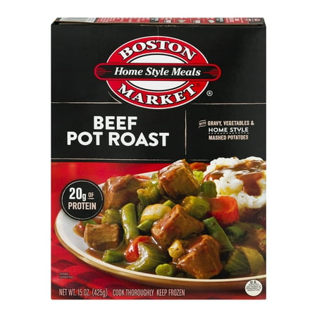 Boston Market Home Style Meals Beef Pot Roast, 15.0 OZ - Walmart.com