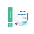 thumbnail image 1 of Bisoprolol 5 mg Caja Con Frasco Con 30 Tabletas, 1 of 5