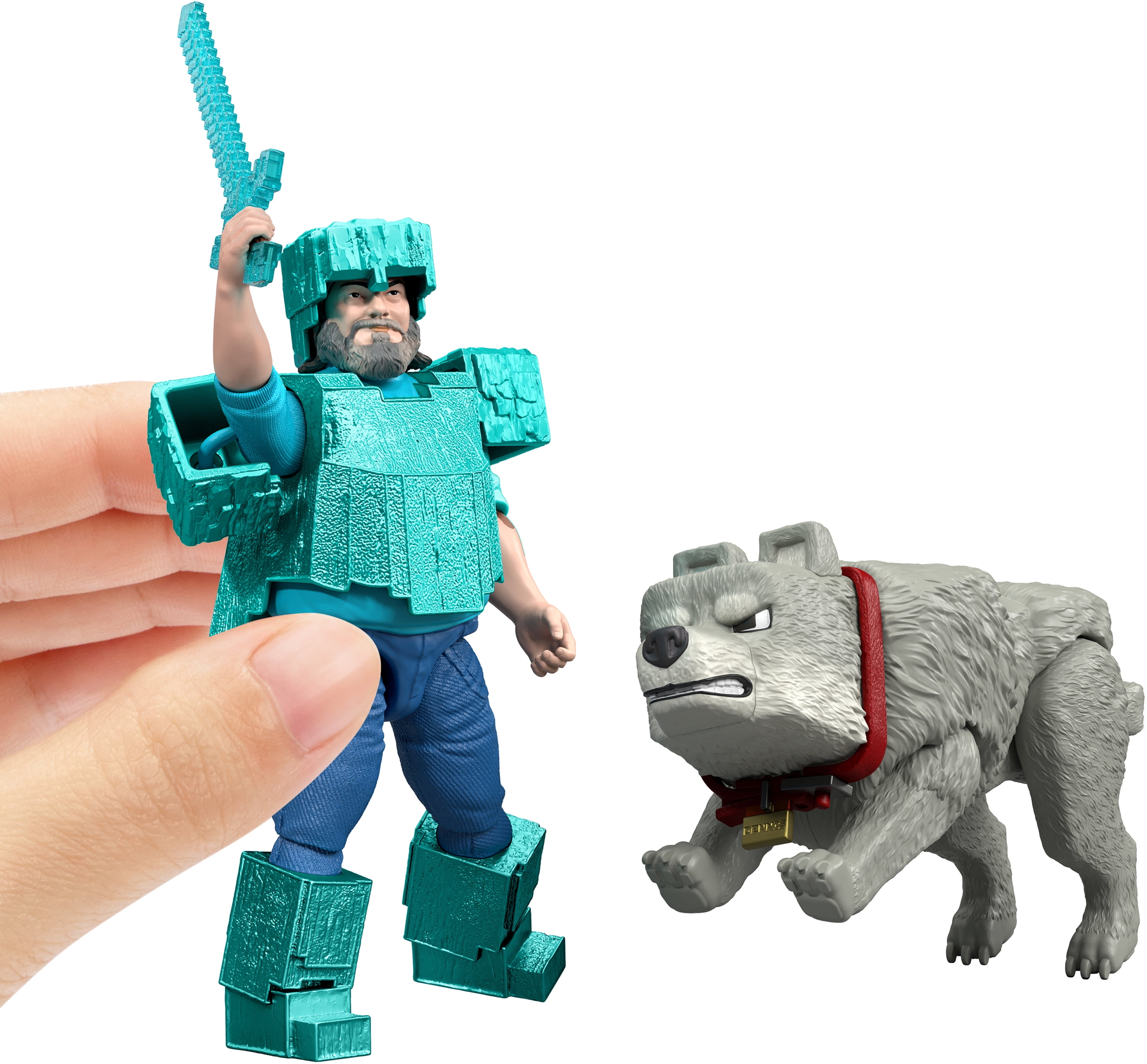 Minecraft Man’s Best Wolf Pack with 2 Action Figures & 2 Accessories, Set Inspired by the Movie, MINECRAFT MINECRAFT MOVIE STEV