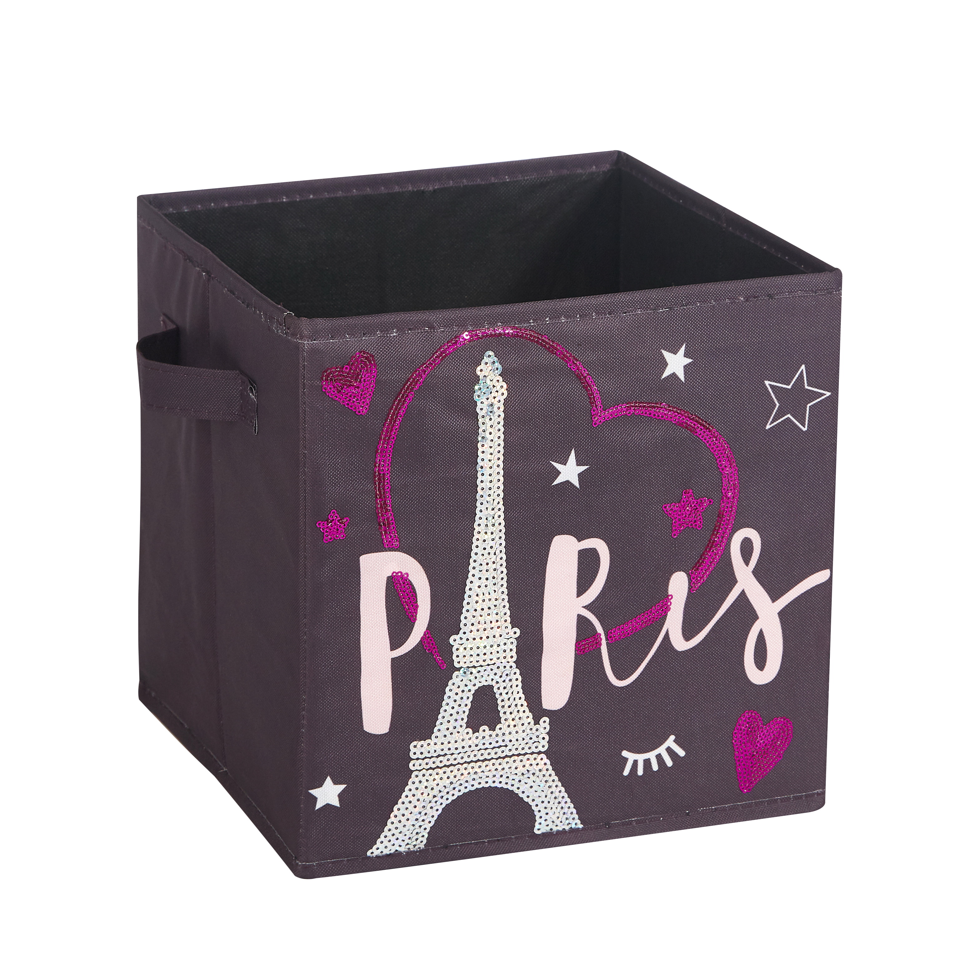 Heritage Club Paris 2 Piece Light Up Polyester Storage Cubes for Kids