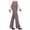 A3 Coffee, variant on GILIGEGE Women's Straight Leg Long Pants,Elastic High Waist Trousers with 2 Pockets,Drape Casual Pants,Slim Leg Scrub Pant,Breathable Wide Leg Trousers,Straight Leg Work Pants,Pull On Slacks Black