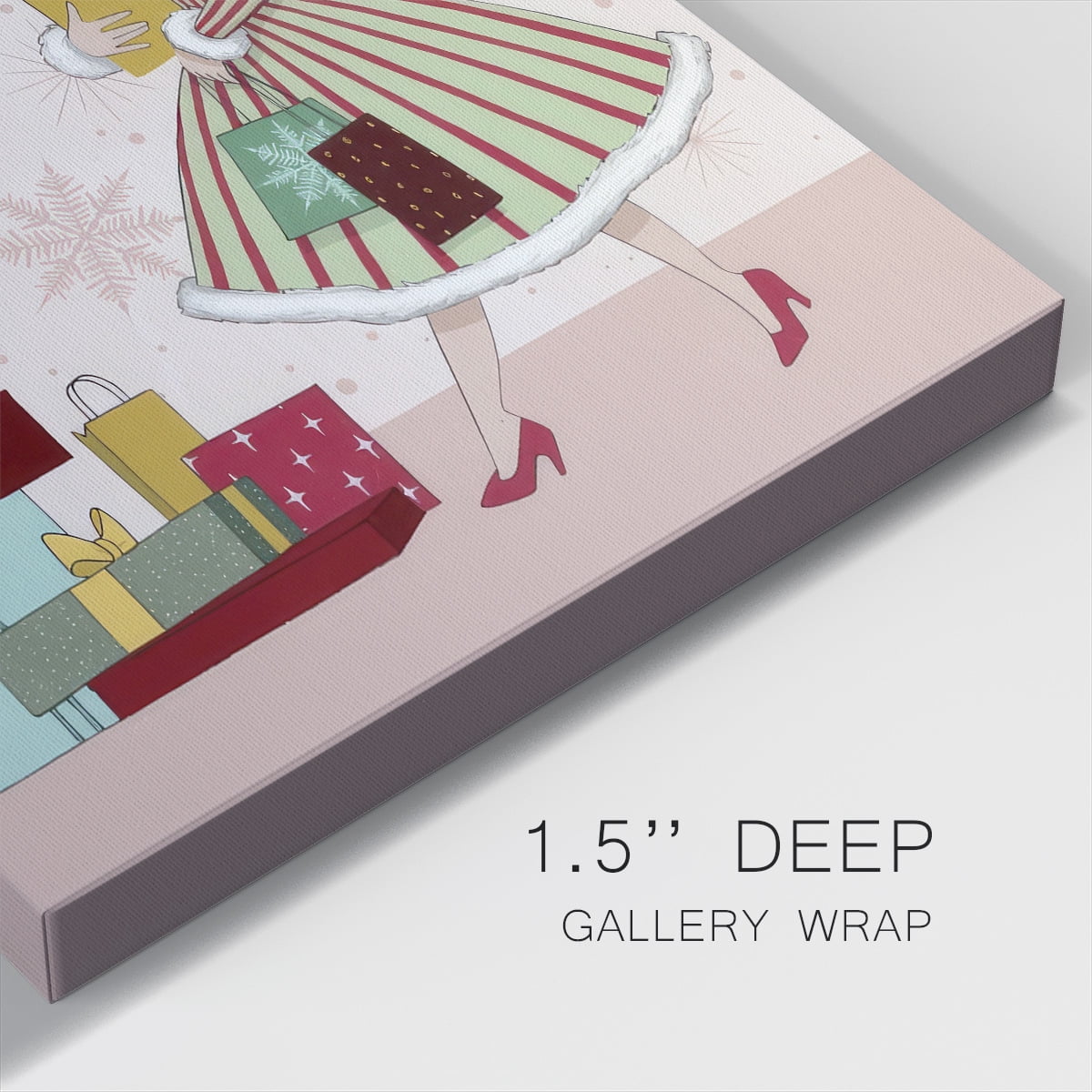 Holly Jolly Holiday II- Gallery Wrapped Canvas