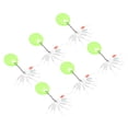 thumbnail image 1 of Uxcell 0.27x0.08" M tamaño 9 en 1 forma de cilindro flotadores de goma cuentas tapones transparentes 270 piezas, 1 of 4