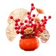 thumbnail image 5 of Decoración de año Nuevo Chino, centro de mesa de flores artificiales en maceta, decoración festiva, bendición decorativa para dormitorio, gabinete del Estilo A Macarena Cesta china, 5 of 8