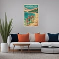 thumbnail image 5 of Panoramic Coastal Poster Bahías De Huatulco Mexico Vintage Travel Wall Art Tropical Bay Scenery Canvas Poster, 5 of 8