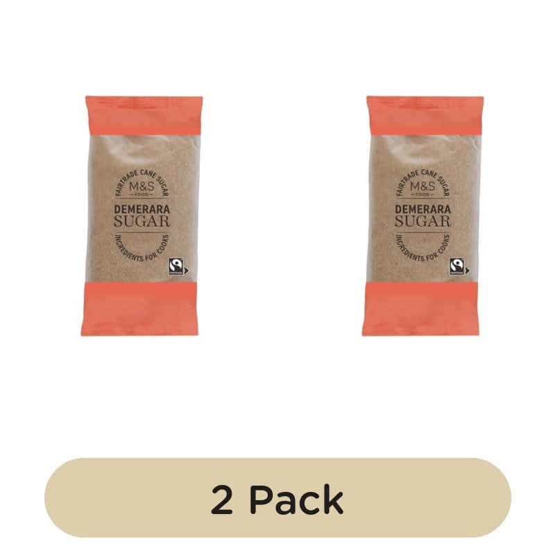 M&S Fairtrade Demerara Sugar 500g, British Import (Pack of 2)