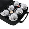 thumbnail image 2 of Adult Boccia Game Set with 6 Weighted Metal Balls & Wooden Jack - Portable Outdoor Lawn/Beach Family Party Game with Precision Scoring Tools & Ergonomic Design for Competitive Play, 2 of 9