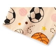 thumbnail image 6 of Beezizac Snug-Fitting Pajamas for Boys – Summer Modal Fiber Toddler/Little PJs Basketball Soccer Jammies Size 5T, 6 of 7