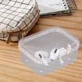 thumbnail image 5 of YATLTE Mini Clear Plastic Organizer Storage Box, Small Clear Plastic Storage Containers Boxes, Transparent Boxes with Hinged Lid for Small Items, Jewelry, Crafts, 5 of 7