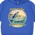 thumbnail image 3 of Inktastic Monterey Bay California Coast Whale Watching Toddler Hoodie, 3 of 4