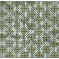 thumbnail image 4 of oneOone Organic Cotton Poplin Twill Fabric Ethnic Geometric Flame Stitch_Printed Fabric 1 Yard 42 Inch Wide, 4 of 4
