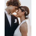 thumbnail image 4 of Sweetv 2Pcs Wedding Hair Pins For Brides, Gold Wedding Hair Bridal Accessories, 4 of 6