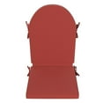 thumbnail image 3 of Costaelm Paradise Outdoor Adirondack Chair Seat and Back Cushion, Red, 3 of 8