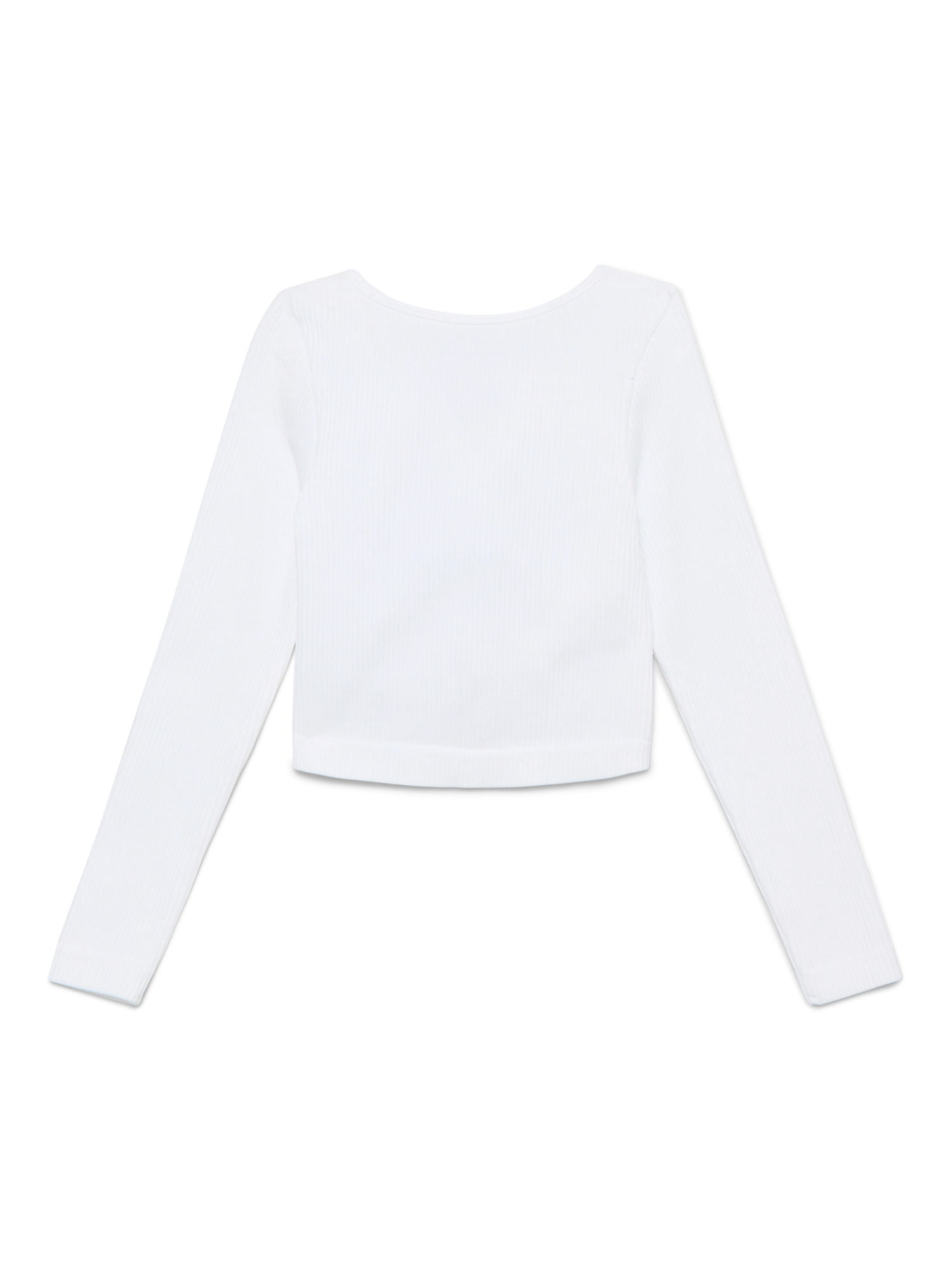 Weekend Academy Girls Seamless Top with Long Sleeves, Sizes 4-18