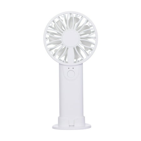 

Huilaibazo Portable Mini Handheld Fan 2 Speed Personal Desk Table Fan With Base