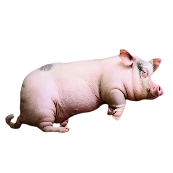 Giant Simulated 3D Pig Plush Pillow Lifelike Soft Pig Stuffed Animal Cute Cushion Room Decor Gift