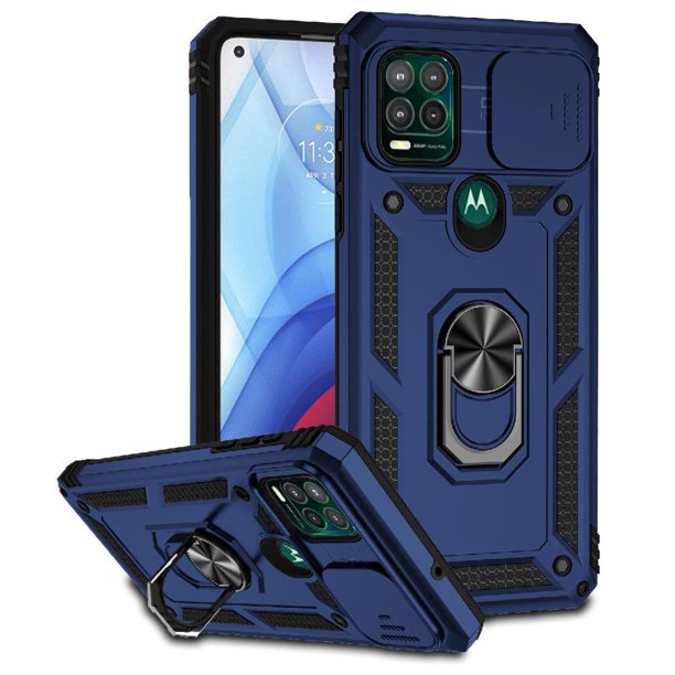 Estuche GANGXUN para Motorola Moto G Stylus 5G, soporte giratorio 360°, estilo mecánico y magnético