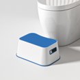 thumbnail image 2 of Mainstays Kids Blue/ White Stool,  Capacity 77 lbs, 2 of 5