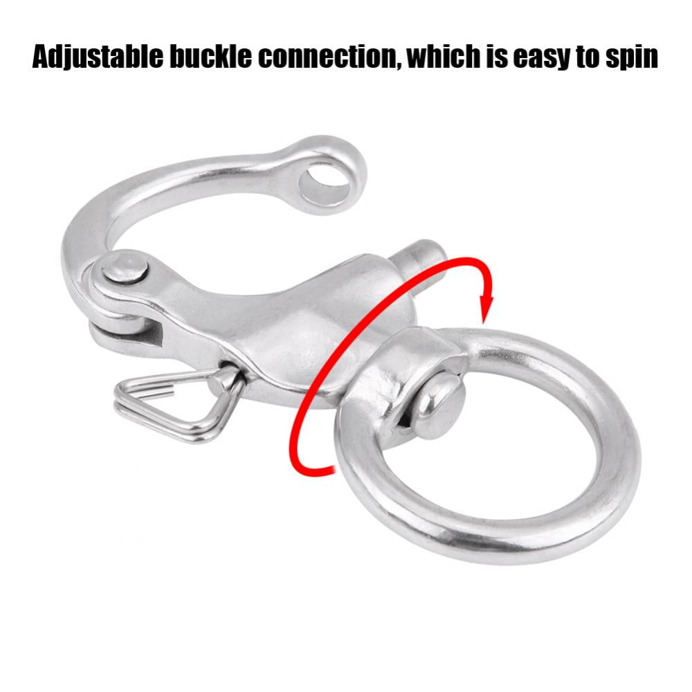 Tylaska CR2 Fixed Bail Snap Shackle (RSL Shackle) With Black Oxide Fin