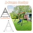 thumbnail image 5 of Tcbosik Swing Stand for Indoor & Outdoor, 440lbs Heavy-Duty Swing Frame for Backyard, Porch, Lawn, Garden, Easy to Assemble, Red (Stand Only), 5 of 6