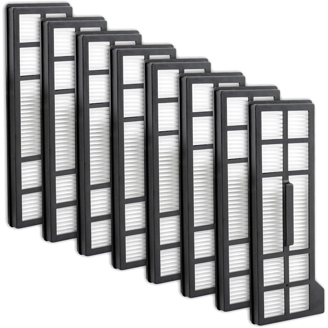 (8 Pack) HEPA Filters Compatible With Eufy X10 Pro Omni Robot Vacuum Cleaners, Replacement Parts 8 Filters
